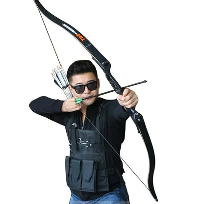 56-inch metal bow with arrow
