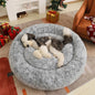 Dog Bed Donut Big Large Round Basket
