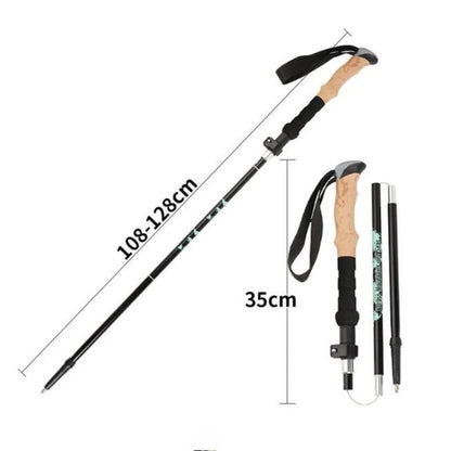 2pcs/set Walking Sticks Ultralight Poles Adjustable