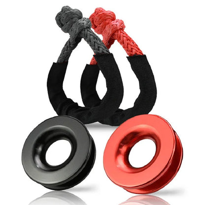 Rope Shackle Synthetic Car Flexible Shackles 55000lbs