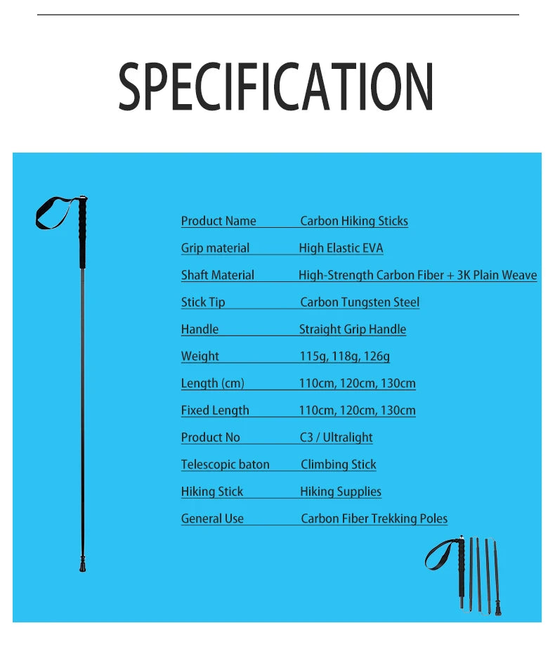 Carbon Fiber Trekking Pole