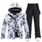 New Fashion Letter Womens Ski Suit