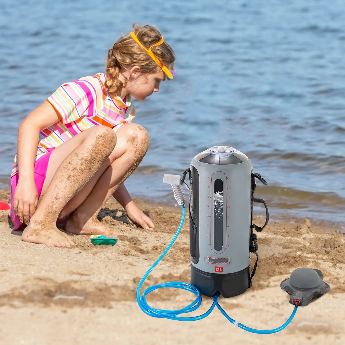 12L Portable Pressure Camp Shower