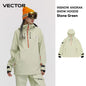 Men Women Solid Color Ski Jacket
