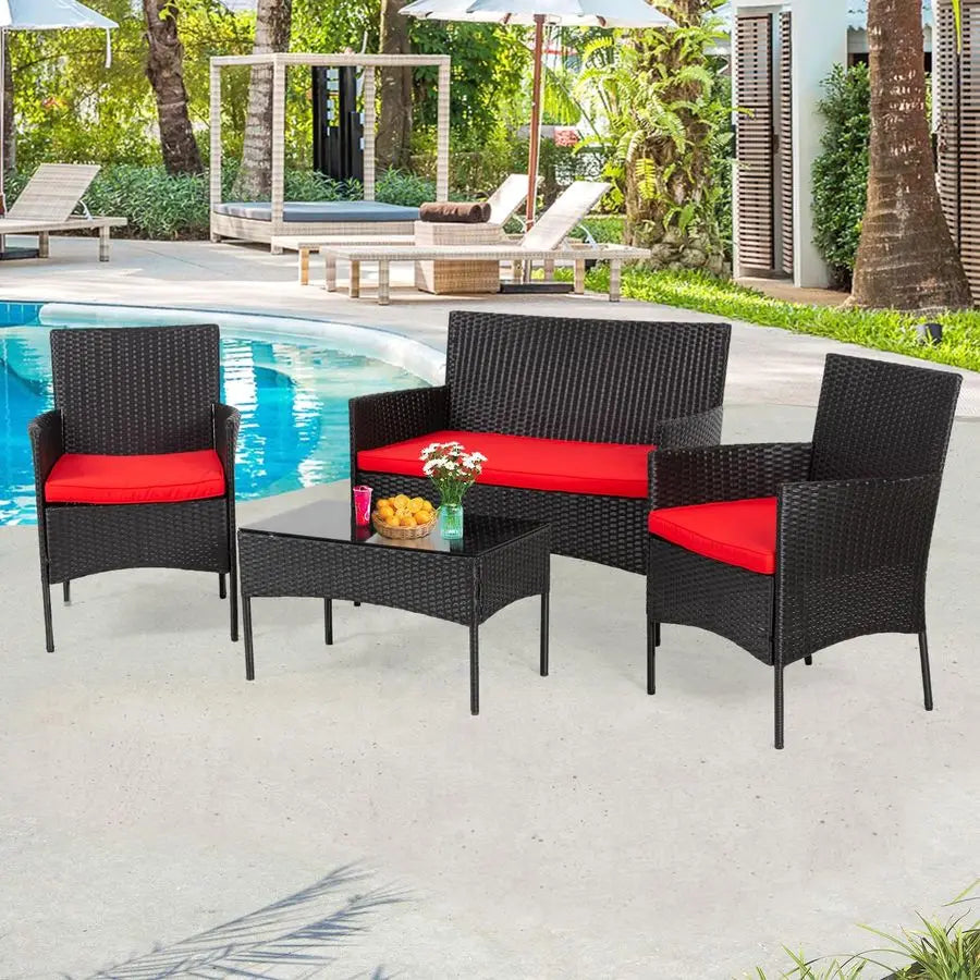Outdoor Furniture Set 4Pc