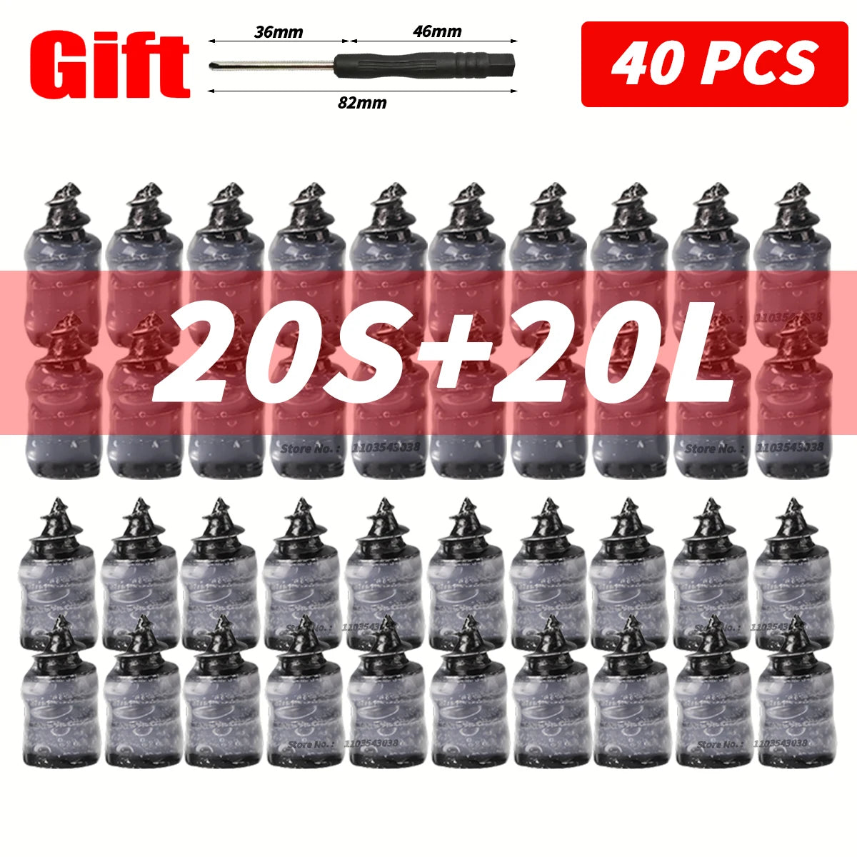 Tubeless Tire Repair Kit Glue Free Tire Nails