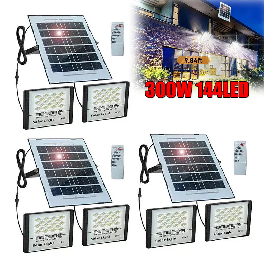 LED Solar Street Lights Outdoor Flood Lamps