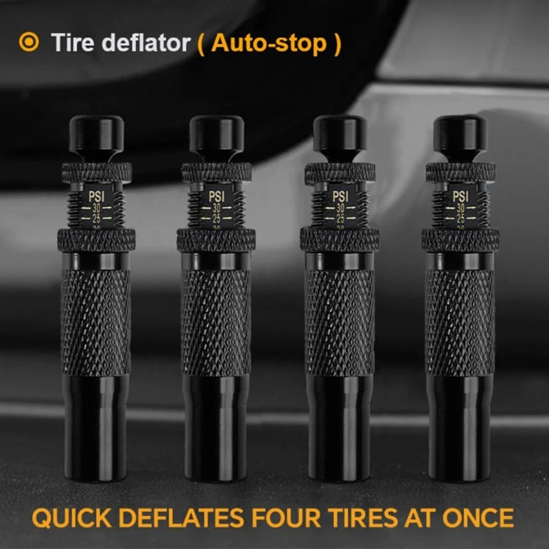 Vehicle Easy Tire Pressure Management 4 Deflators