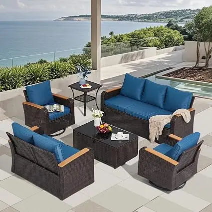 6 Pieces Patio Furniture Sets