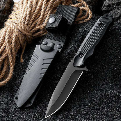 1pc stainless steel sheath pocket knife