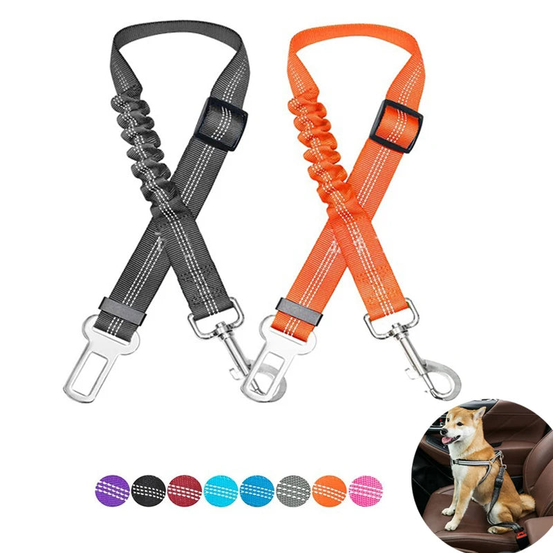 Adjustable Dog Car Seat Belt Harness f