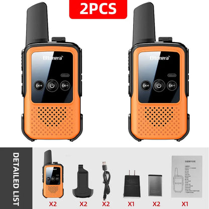 MiniWalkie Talkie  Two-way Radio 2 PCS Kids