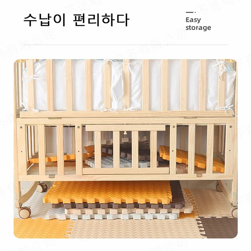 30*30cm Thicken Sports Gym Mat Protection EVA Leaf Grain Floor Mats Yoga Fitness Non-Slip Splicing Rugs Shock Room