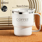 400ML Double Layer Coffee Mug 304 Stainless Steel Sealed Drinking Cup For Cold And Hot Water Insulated Milk Coffee Cup Drinkware