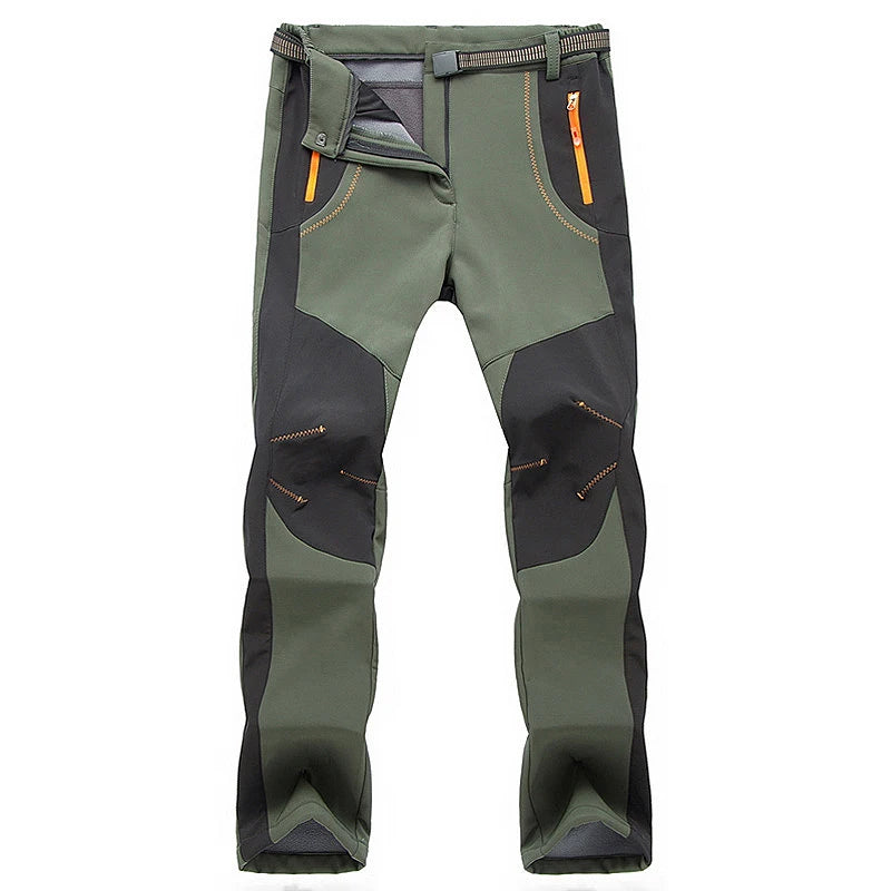 Women Winter Fleece Pants  Waterproof Hiking Pants Outdoor Ca