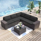 6 Pieces Patio Sectional Outdoor Furniture