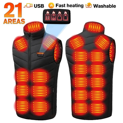 21 Areas Heated Jacket Men