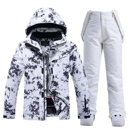 New Fashion Letter Womens Ski Suit