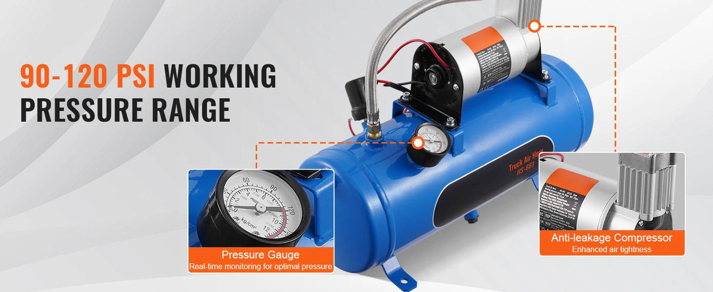 SucceBuy 12V Air Compressor with Tank