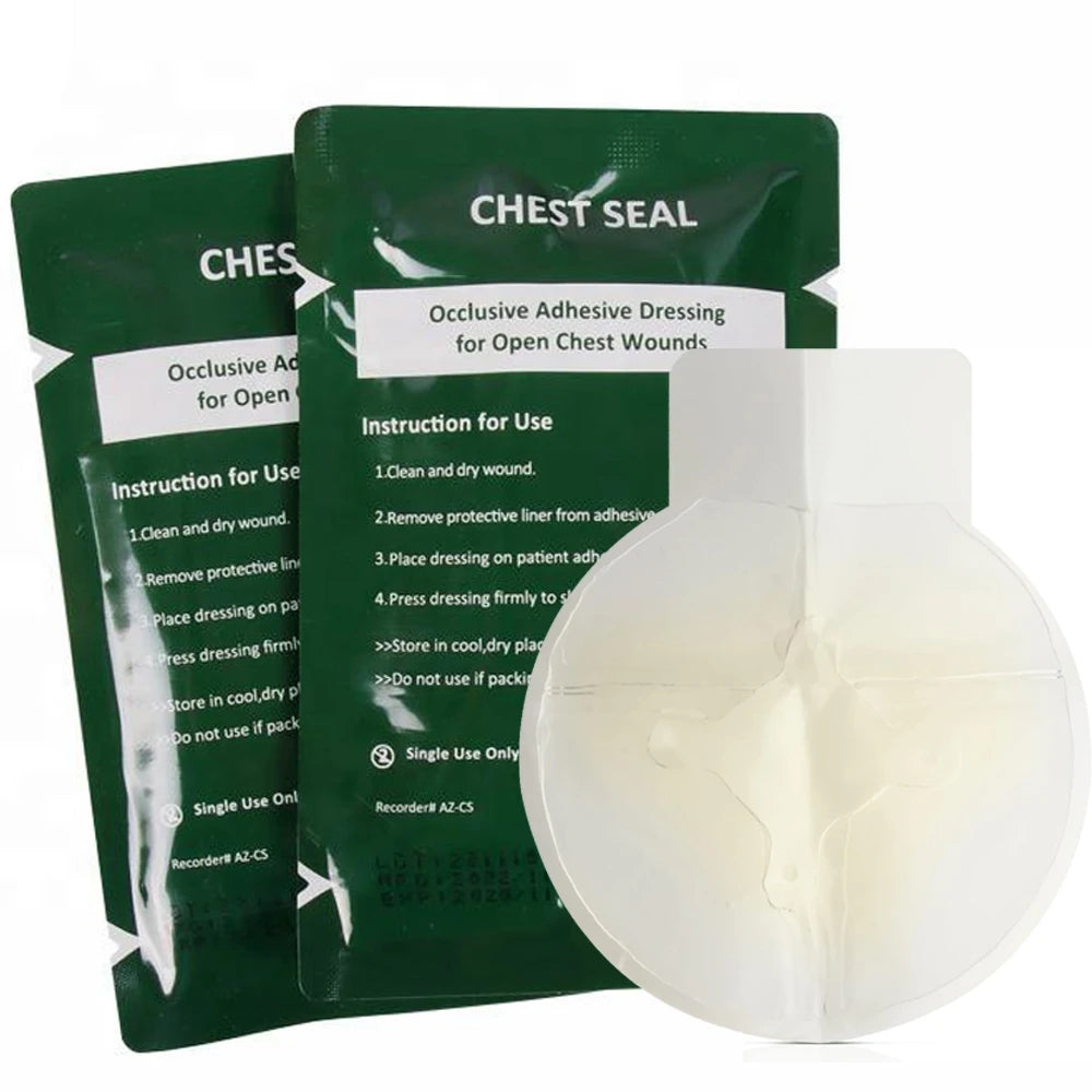 Vented Chest Seal Trauma Kits