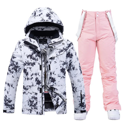 New Fashion Letter Womens Ski Suit
