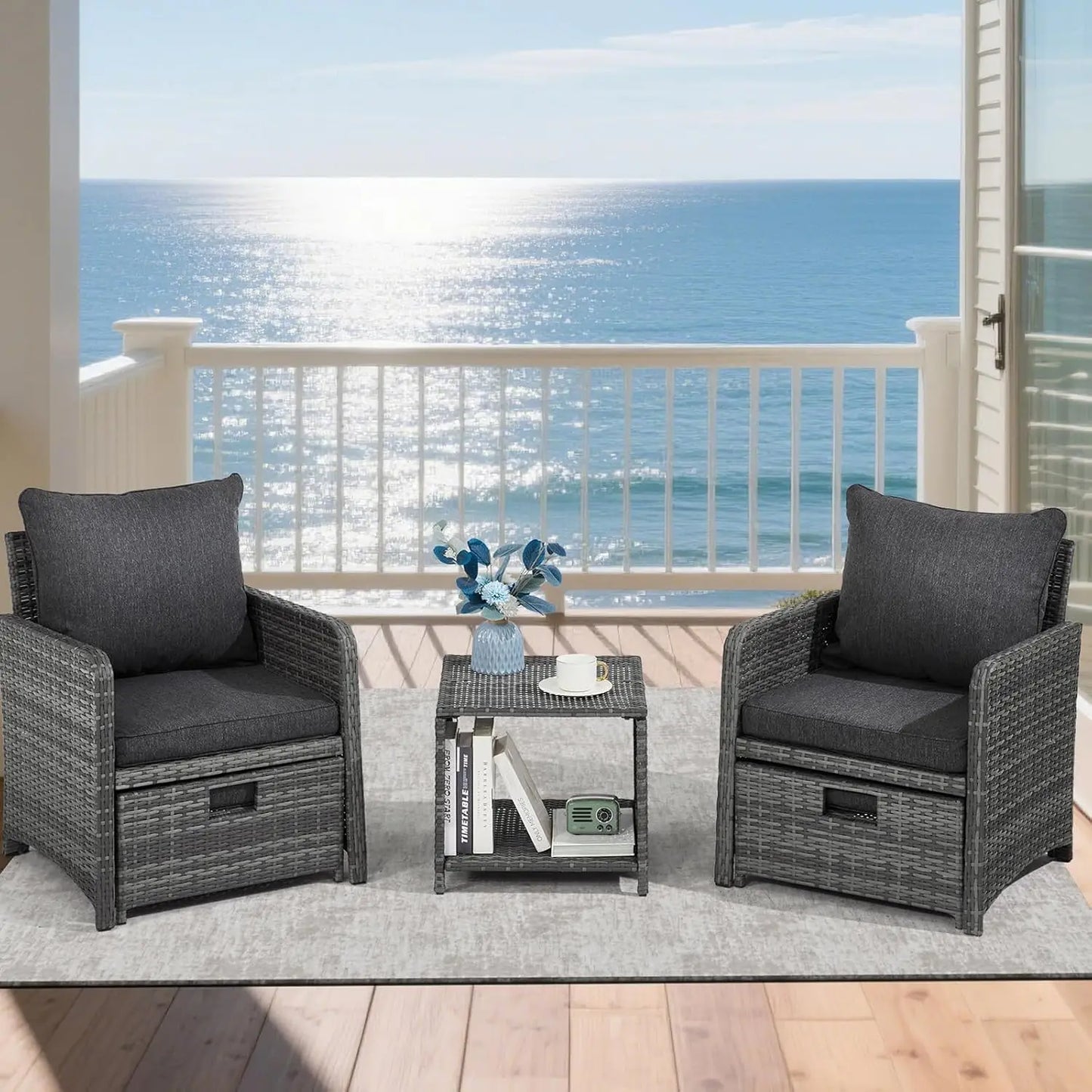 Wicker Patio Furniture Set