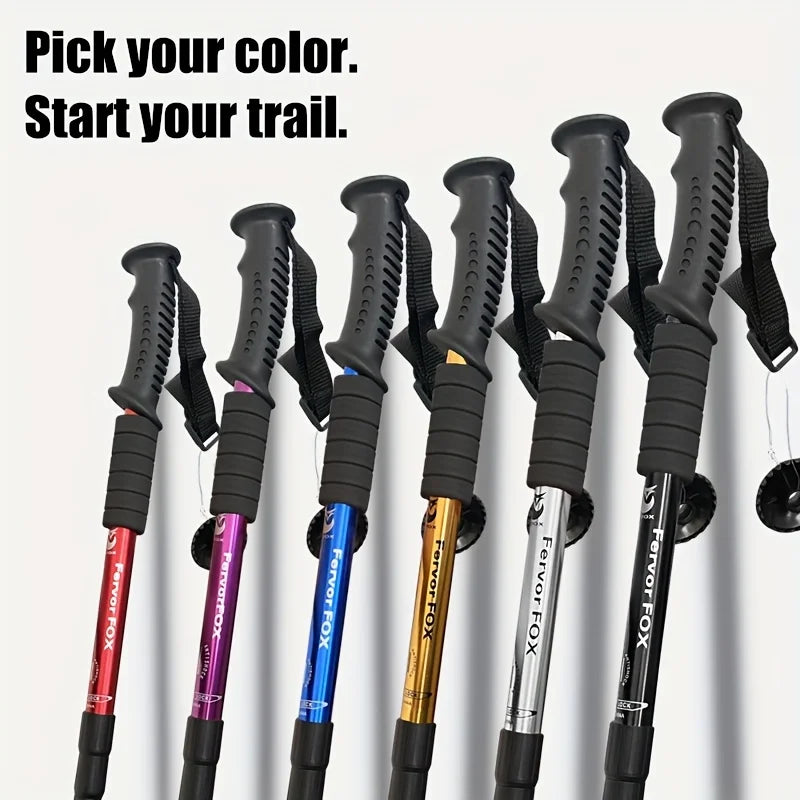 Lightweight outdoor trekking poles