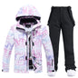 New Fashion Letter Womens Ski Suit