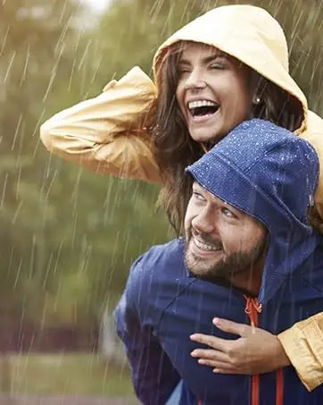 Womens Long Raincoat Rain Jacket