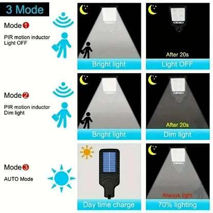 4 pc Solar Outdoor LED Wall Light