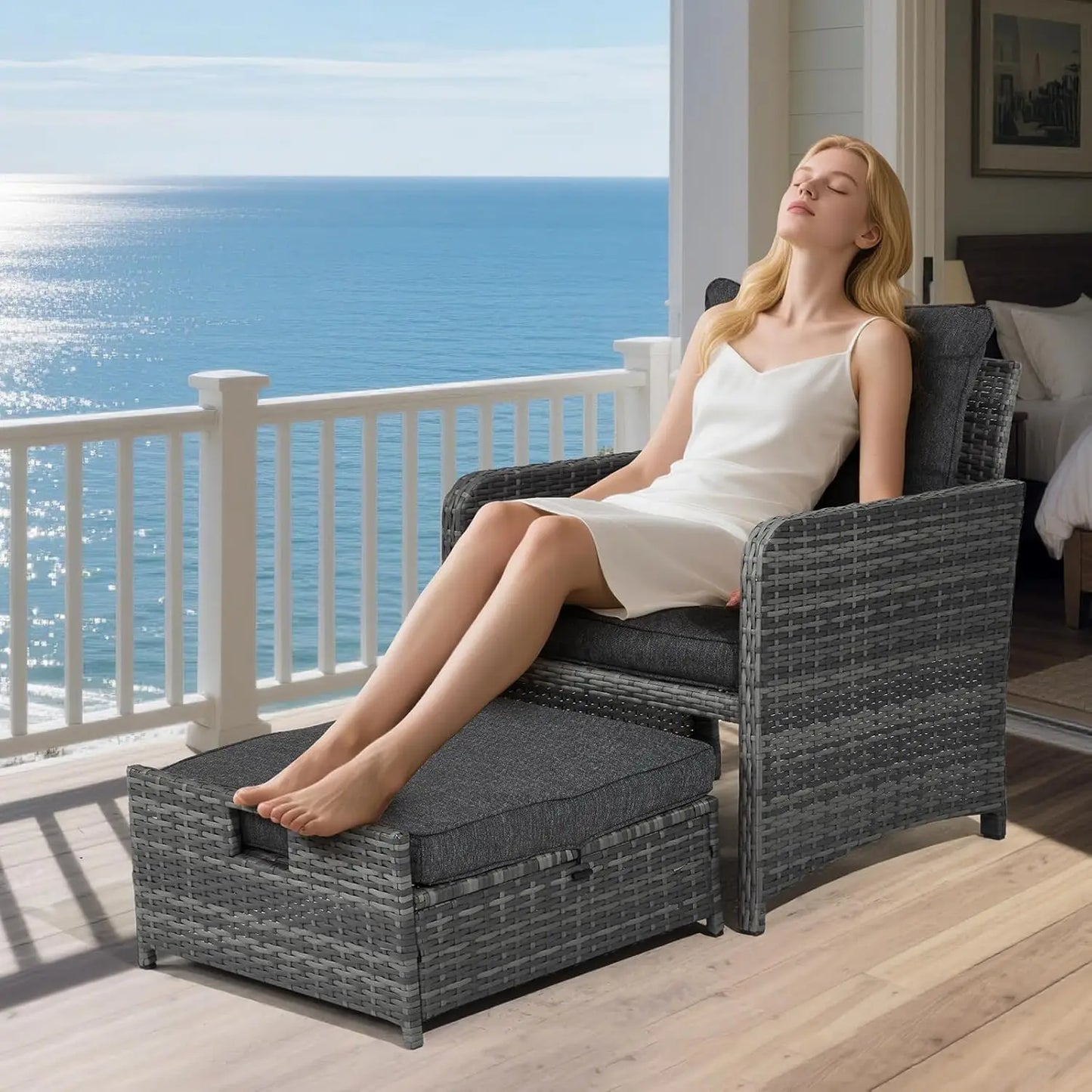 Wicker Patio Furniture Set