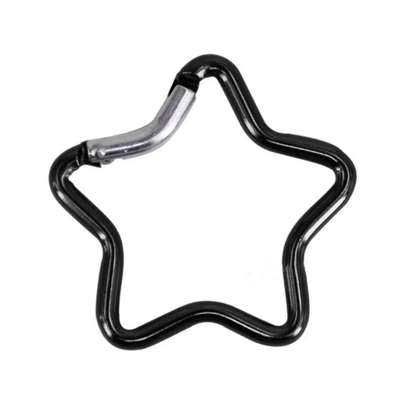 Outdoor Star Shaped Spring Locking Carabiner Clip