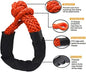 Rope Shackle Synthetic Car Flexible Shackles 55000lbs