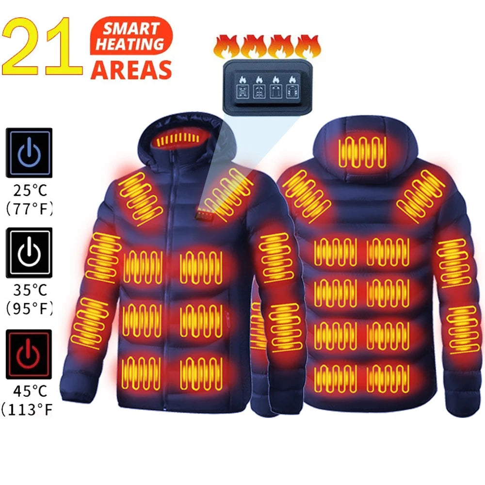 21 Areas Heated Jacket Men